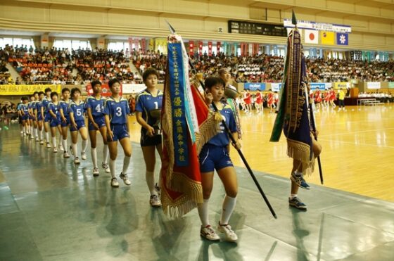 開会式を開催！ 平成27年度 全国中学校体育大会第45回全日本中学校バレーボール選手権大会