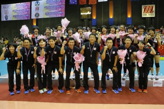 フルセットの末に中国に敗れ準優勝 第18回アジアジュニア女子選手権大会(U-19)