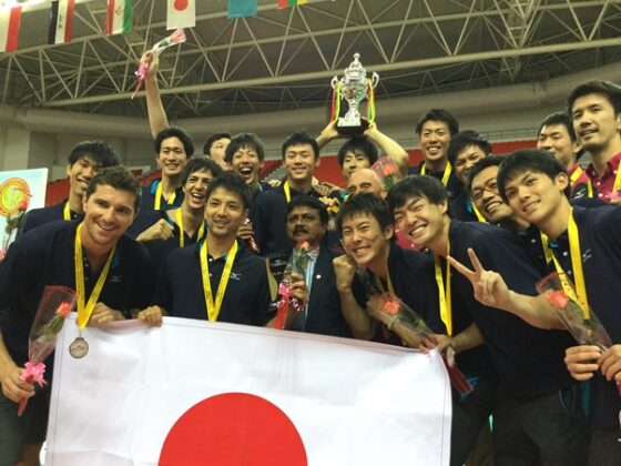 豊田合成トレフェルサは中国代表に勝利して3位！ 2016アジアクラブ男子選手権大会