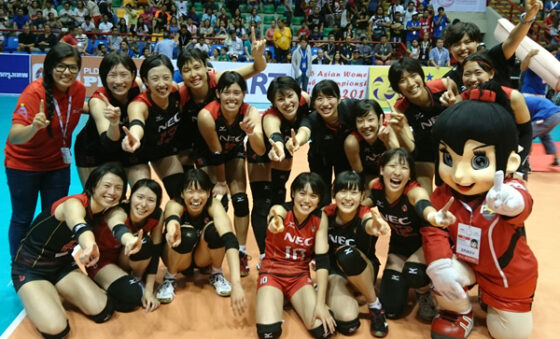 NECレッドロケッツが2016アジアクラブ女子選手権大会を制覇！