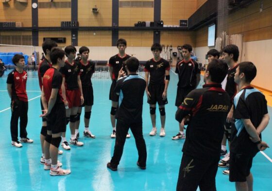 全日本ジュニア男子チームがオーストラリアU-19代表チームと練習試合を実施