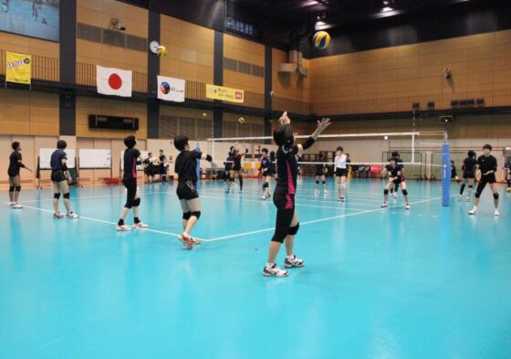 全日本ジュニア女子チームと全日本ユース女子チームが合同強化合宿を実施