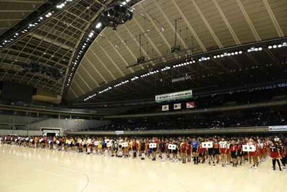 ファミリーマートカップ 第37回全日本バレーボール小学生大会の開会式を開催