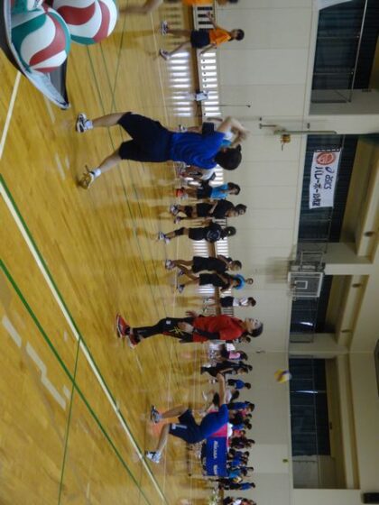 永富有紀さん、桜井由香さんを講師に広島県・広島市でJVAゴールドプランアシックスバレーボール教室を開催