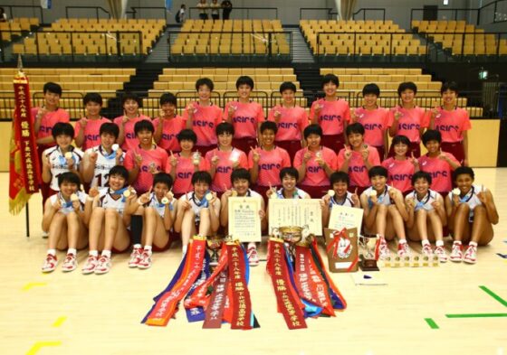 高校総体女子は下北沢成徳高校が失セット0で2年ぶり3度目の優勝