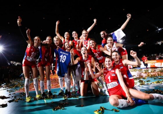 セルビアが初優勝　2018女子世界選手権　3週間以上の熱闘も閉幕