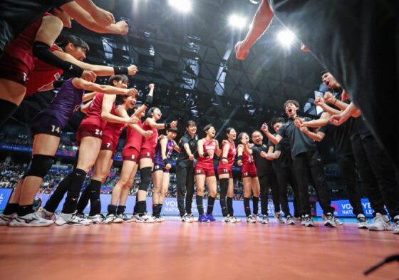 タイ撃破でアジア競技大会の雪辱果たす　VNL女子日本代表