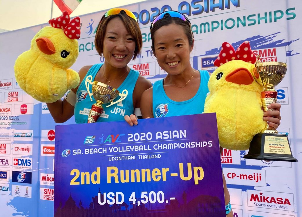 石井/村上組、銅メダル獲得。

「アジア選手権2020」