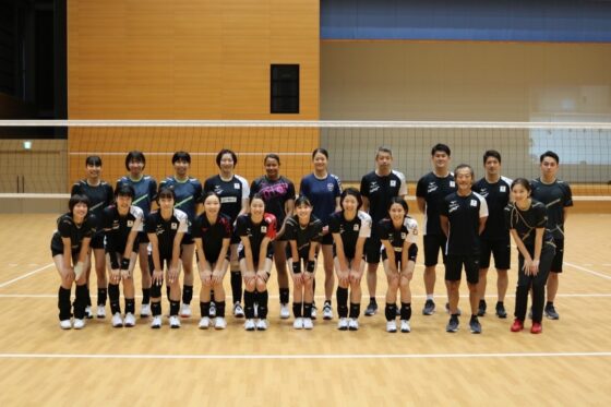 「2022AVCカップ女子」女子日本代表、直前合宿を終えフィリピンに移動
