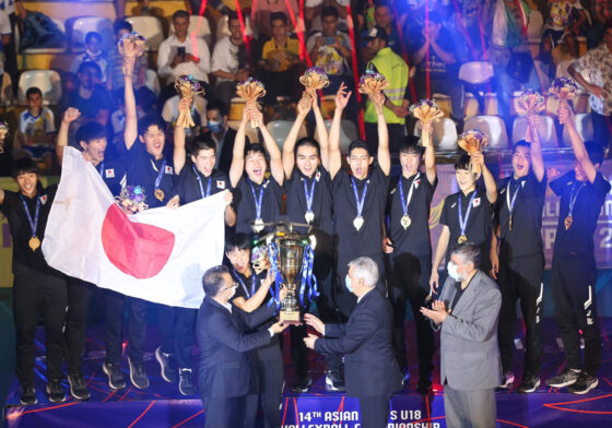 日本、3大会連続3回目の優勝　第14回アジアU18（ユース）男子選手権大会