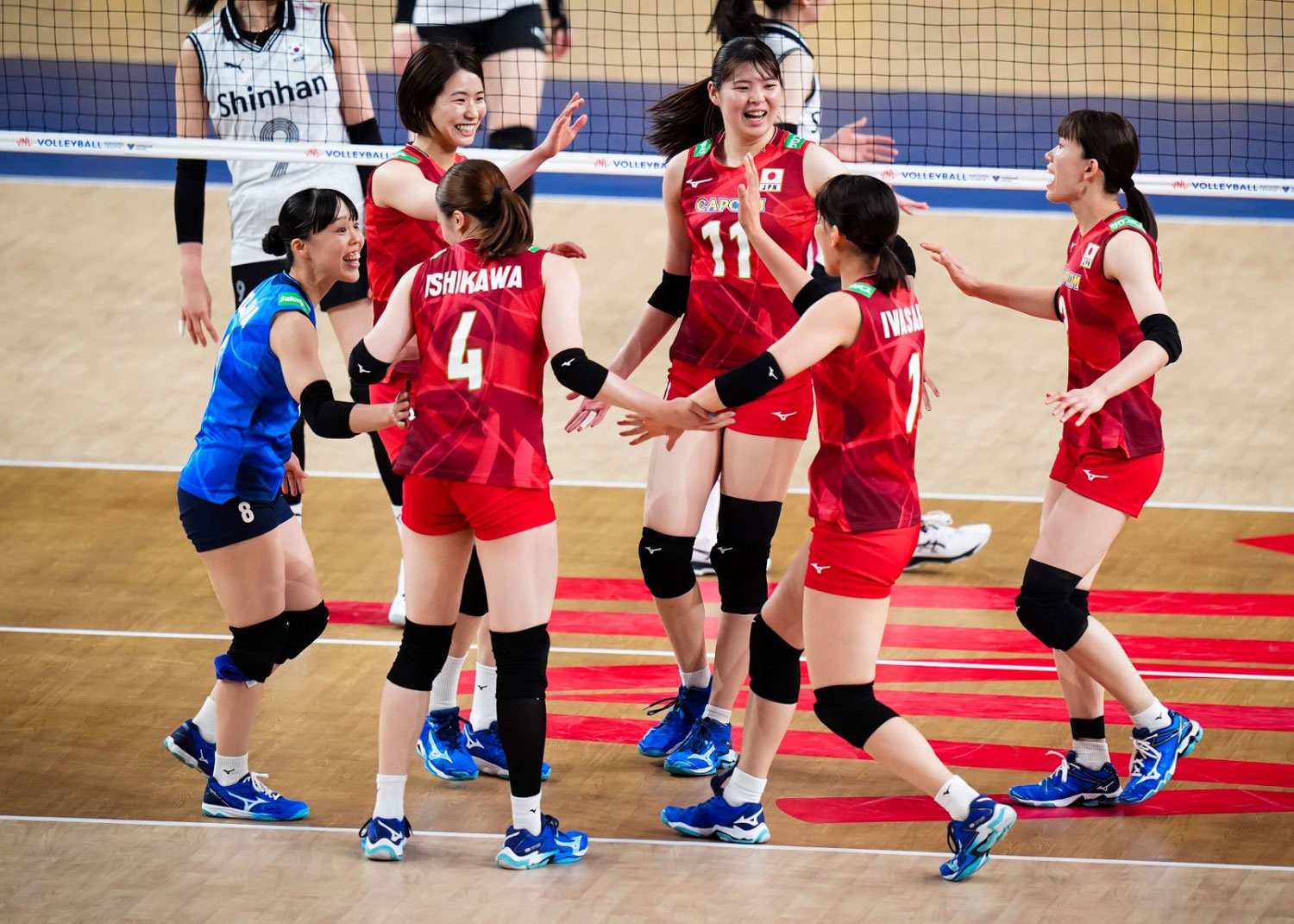 韓国に勝利し予選ラウンド7勝目　女子ネーションズリーグ