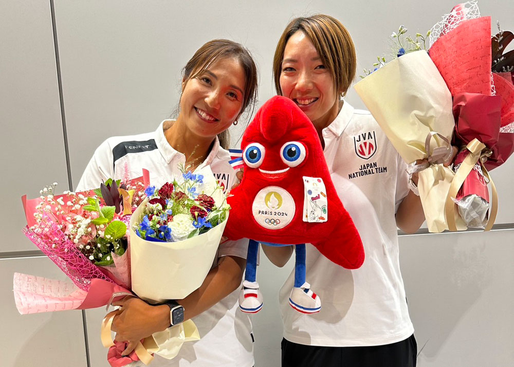 ビーチバレーボール女子日本代表チーム　第33回オリンピック競技大会（2024／パリ）　 出場内定選手2名決定