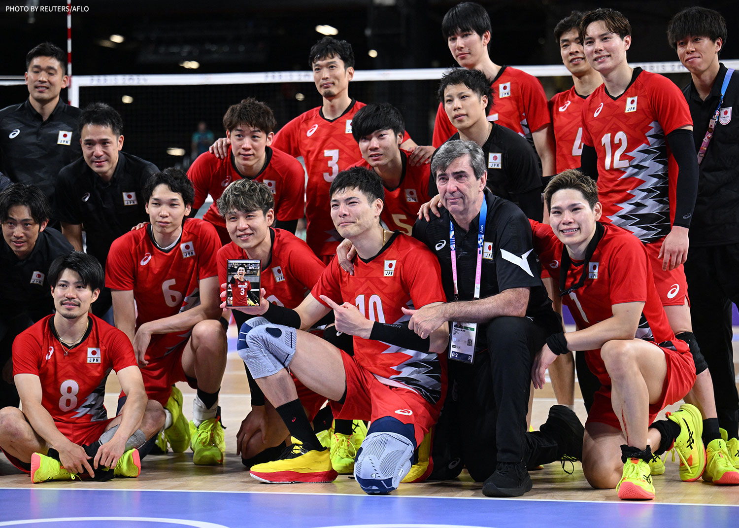 男子日本代表チーム、フルセットで敗れ準々決勝で敗退　パリ2024オリンピック　