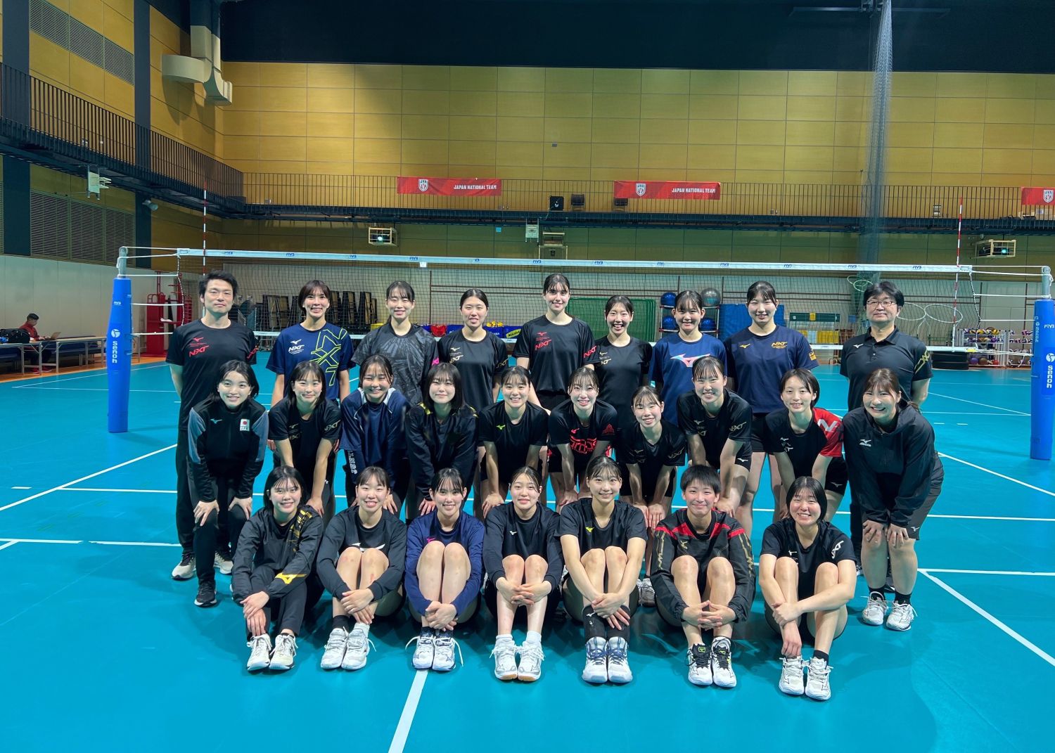 女子ユニバーシアード日本代表候補選手が強化合宿を実施